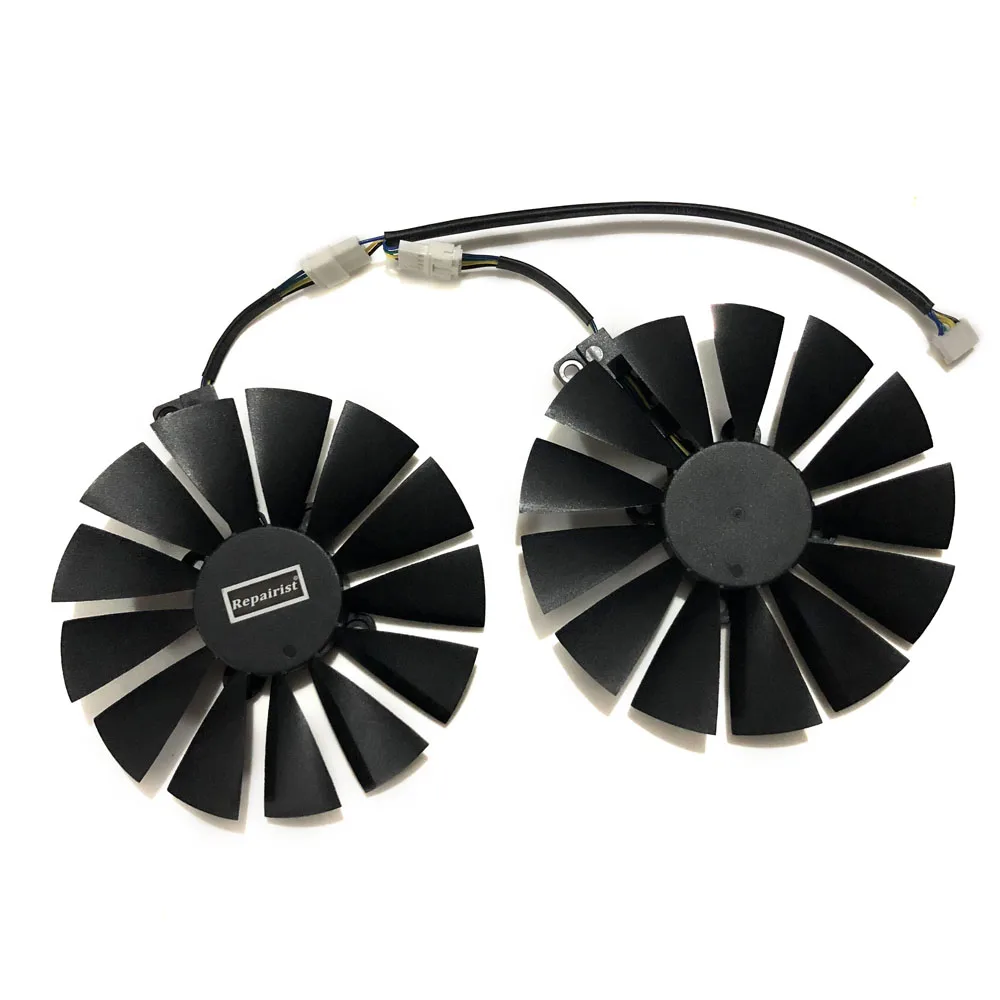 2 шт./компл. 95 мм (100 мм) T129215SM кулер вентилятор для ASUS ROG Посейдон GTX1080TI P11G STRIX RX470 RX570