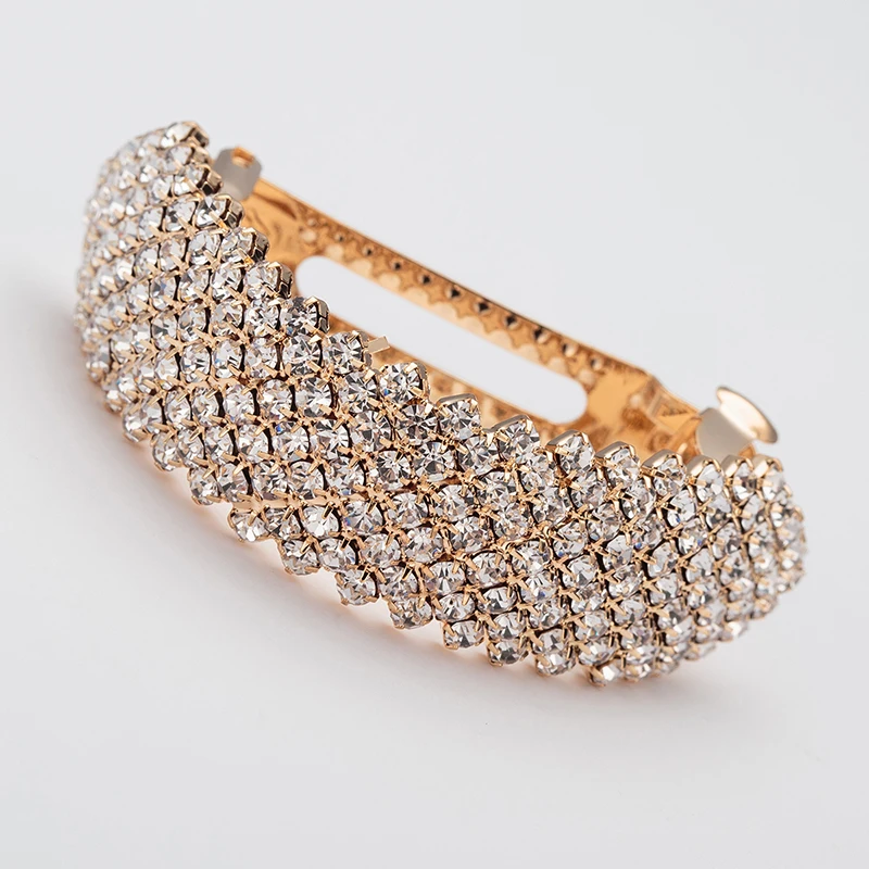 YFJEWE Fashion Hair Styling Women Hair Jewelry high-quality Wedding Accessories Bridal Crystal Rhinestone Hairbands Women #H011 - Image 5