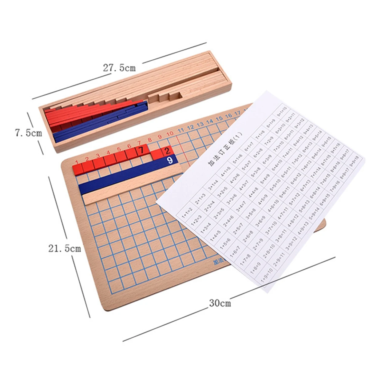 Wooden Montessori Educational Toy Addition Subtraction Strip Board Math Toys For Kid Early Learning Educational Arithmetic Math Wooden Montessori Educational Toy Addition Subtraction Strip Board Math Toys For Kid Early Learning Educational Arithmetic Math