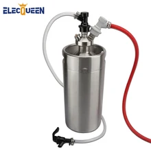 3.6L мини-кега для пива с мини Keg распределитель и шаровой замок быстро отключается для разливного пива Homebrew хорошо подходит для пикника
