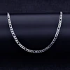 Acero inoxidable barato 4 MM 3:1 collar de cadena Fegalo moda para hombre joyería longitud 50/55/60 /70 CM Envío Directo ► Foto 1/5