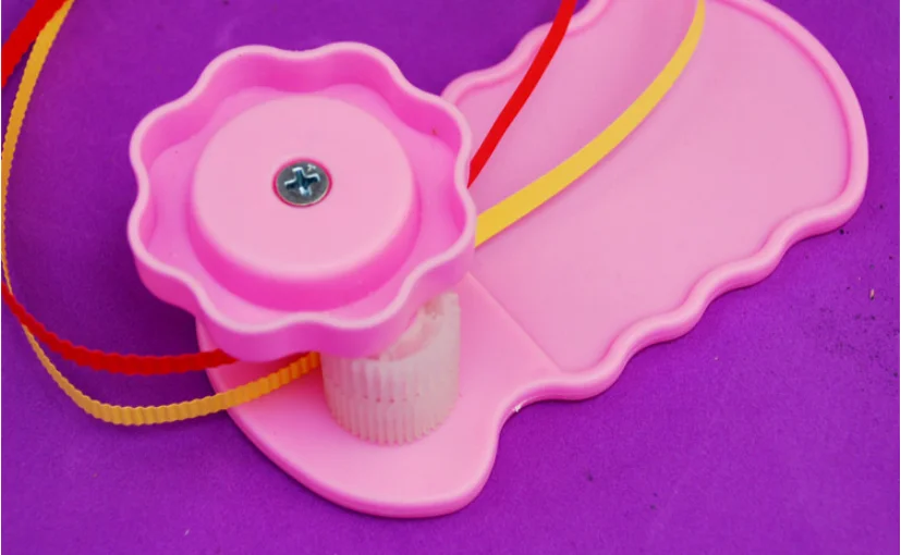 Пластиковая бумага для квиллинга инструмент волна фигуры для творчества бумага принадлежности для шитья штампованная для скрапбукинга обжимной бумаги прокатки ручные инструменты - Цвет: pink
