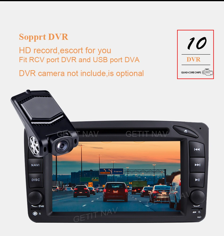 Android 10 стерео радио dvd-плеер для Mercedes Benz/W209/W203/M/ML/W163/Viano/W639/Vito gps Навигация BT wifi Carplay