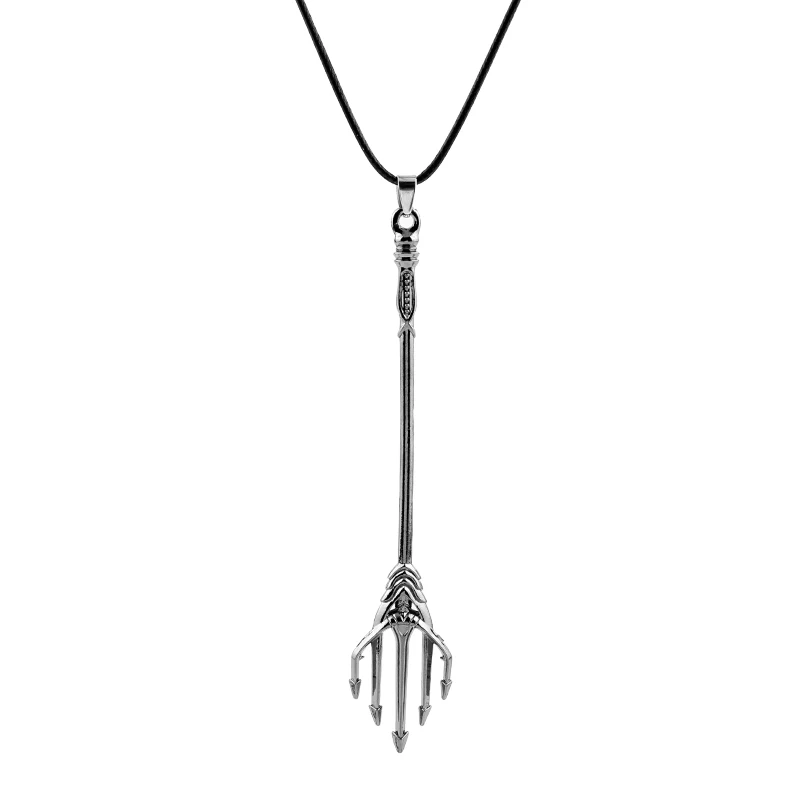 Ожерелье из фильма «Аквамен Артур», мужская бижутерия для костюмированной вечеринки, ожерелье с кулоном - Окраска металла: A