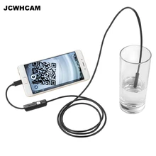 JCWHCAM 10 шт./лот эндоскоп 7 мм мини USB Android эндоскоп камера 1 м водонепроницаемый автомобильный осмотр змея трубка USB эндоскоп камера