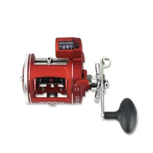 YUMOSHI 12 шариковых подшипников барабанная Рыболовная катушка высокоскоростная Троллинг Рыболовная катушка с электрической глубиной подсчет мультипликатора колеса