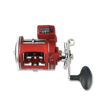 

YUMOSHI 12 Ball Bearings Drum Fishing Reel High Speed Trolling Fishing Reel With Depth Counting Multiplier Wheel