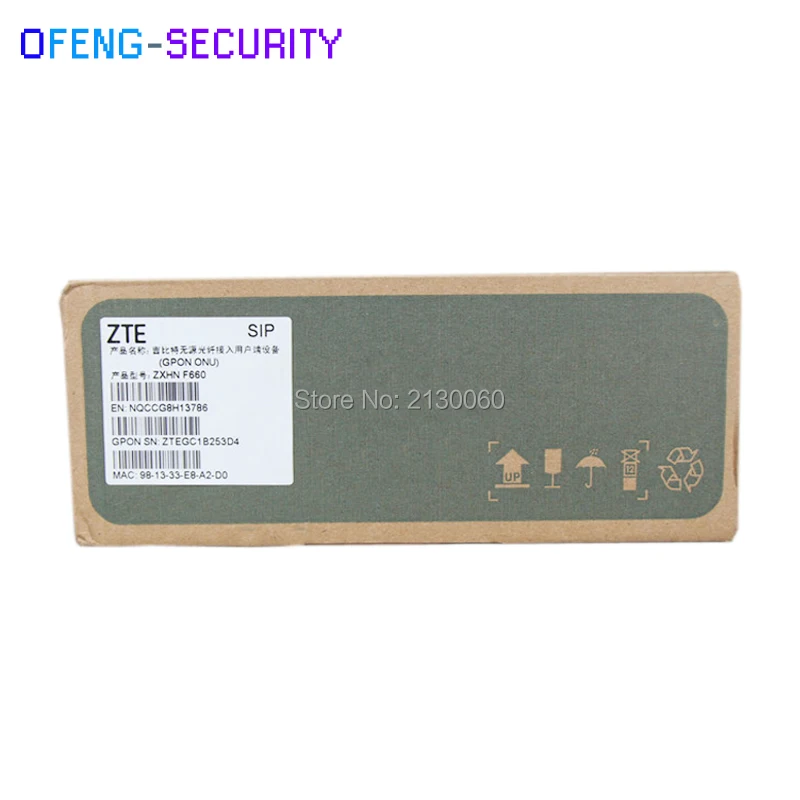 ZTE F660 6.0 GPON ONU ONT Router Support FTTH HGU Mode 1GE+3FE+1TEL+USB+wifi 77