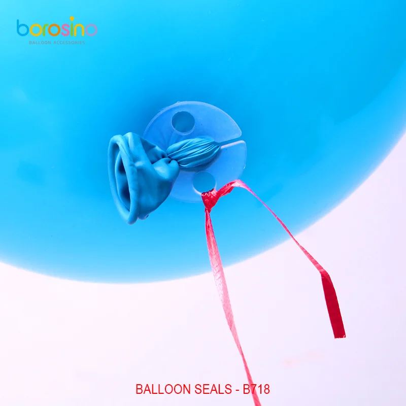 B718 Free Shipping 500 pcs/bag Lightest Helium Balloon Clips
