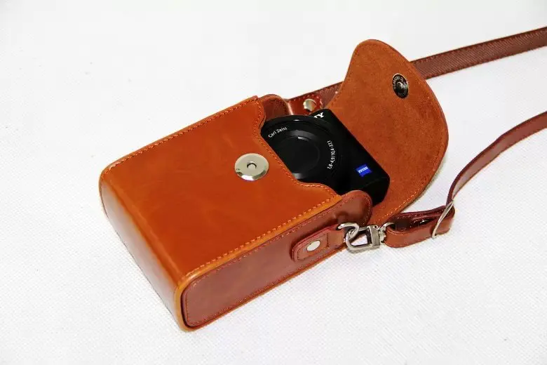 Bolsa Caso de Couro para Câmera New Vintage pu Canon G7x G9x G7x Mark ii G7xii Sx710 Sx700 Sx720 S90 S95 S90 Sx260 Sx240 Sx275 S120 S110 - Image 4