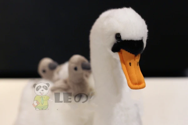 Белая кукла лебедь мать и ребенок моделирование плюшевых игрушек Лебедь плюшевая игрушка 30 см