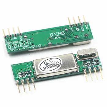 

RXB6 315Mhz Superheterodyne Wireless Receiver Module for Arduino ARM AVR