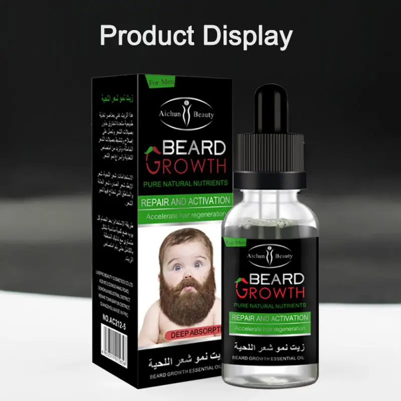 Мужская Сыворотка для роста волос на лице усов 30 мл|hair growth treatment|beard growthbeard serum |