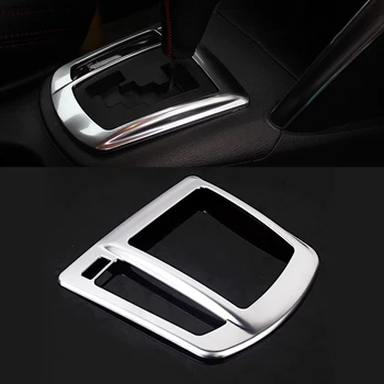 

For Mazda CX5 CX-5 2013 2014 2015 2016 Shift knob Panel Decoration cover trim ABS Chrome (only left-handed driving)