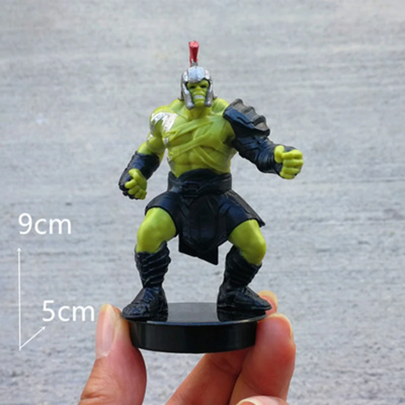 

Marvel Thor Ragnarok Hulk Figure Toy Cinema Movie Cup Toppers Collection Model Brinquedos Figurals Gift