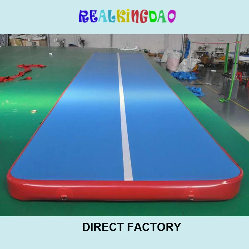 Free shipping 5m Long 2m Wide Inflatable Cheap Gymnastics Mattress Gym