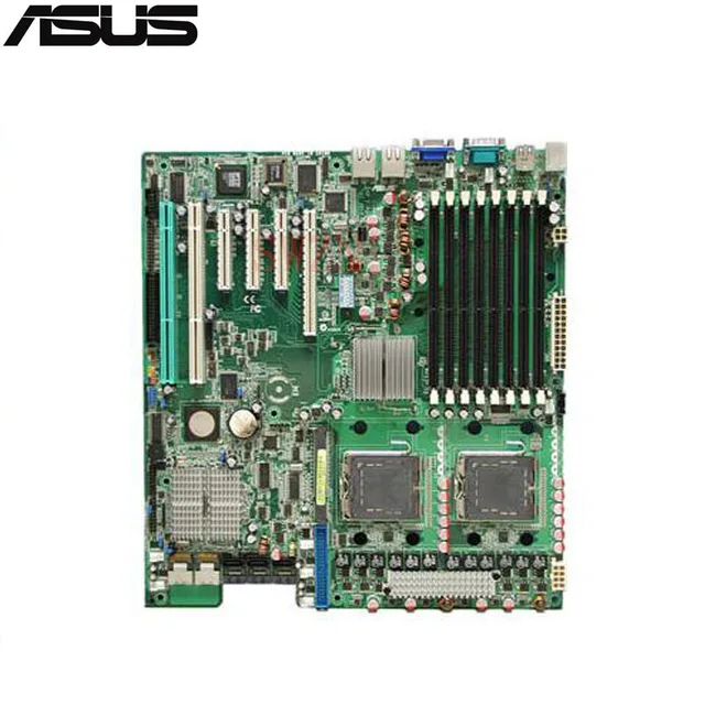Cheap original Used Server motherboard For Asus DSBF-DE/SAS Socket 771 Maximum 8*DDR2 32GB 6xSATAII ATX
