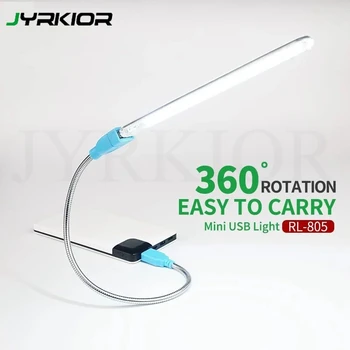 

Jyrkior RL-805 Outdoor MINI USB LED Floodlight Free Bending Table Lamp Repair Booth Classroom Repair Light