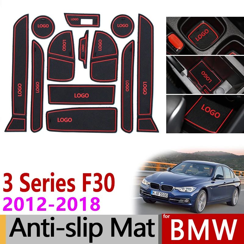 Противоскользящий резиновый коврик для ворот BMW 3 серии F30 2013 2014 2015 2016 2017 2018 F31 F34 320