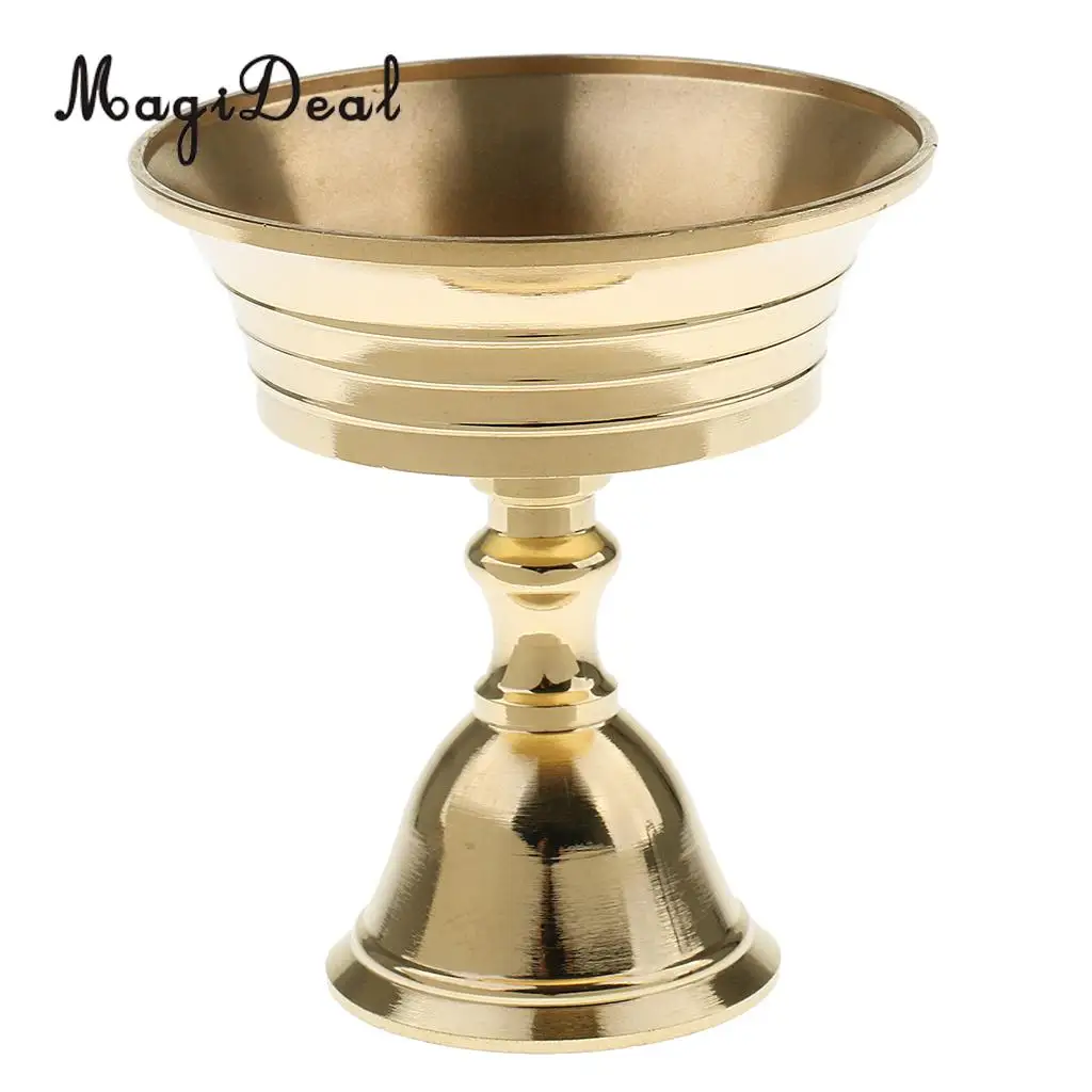 Copper Candle Holder Ghee Lamp Holder Tibetan Brass Oil Lamp Caliber 5.5-11cm