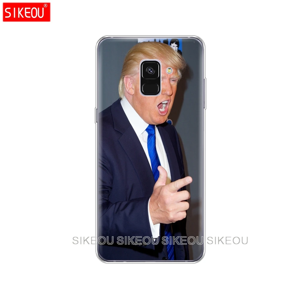 Силиконовый чехол для телефона Samsung Galaxy A8 2018 A3 A310 A5 A510 A7 2016 2017 Забавный Дональд