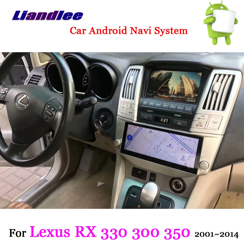 Top Liandlee Car Android System For Lexus RX 200 330 300 350 400H 2001~2014 Radio Stereo Carplay GPS Nav MAP Navigation Multimedia 1