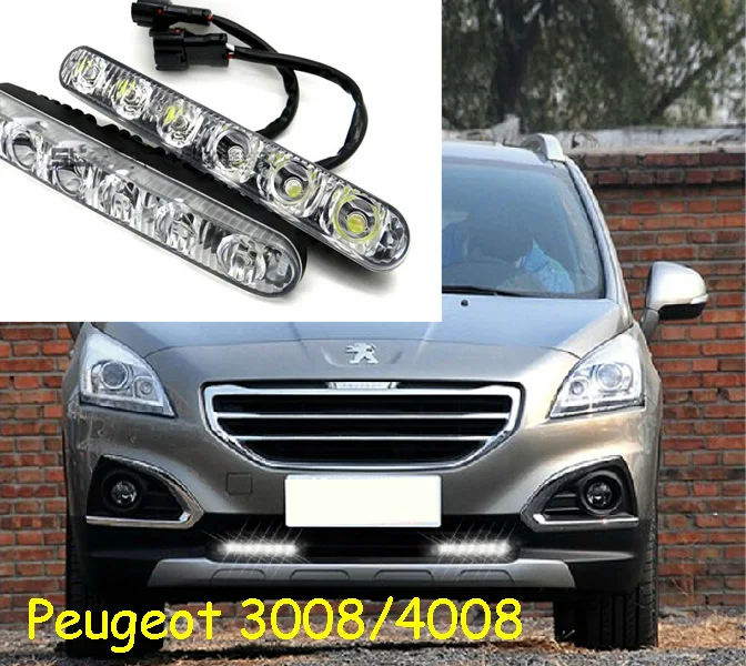 RCZ светодиодный 2008 408 Peugeo 3008 4008 Дневной светильник 301 206 207 туман 308 головной 508 хвост