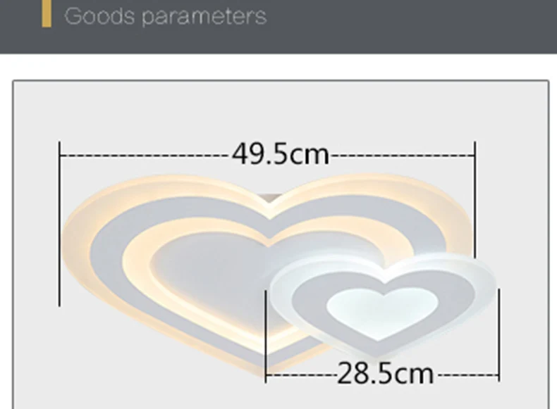 Детская комната любовь алюминия светодиодный потолочный светильник для Спальня светодиодные светильники потолочные luminaria де teto Кухня ресторан освещение прихожей