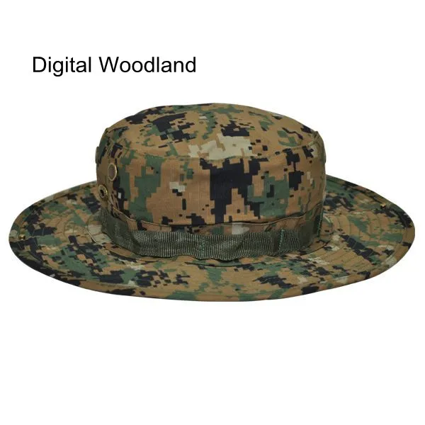 WarriorWear Advanced Boonie шляпа от солнца ACU Лесной Камуфляж Boonie шляпа - Цвет: Digital woodland