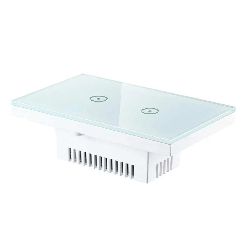 US Standard 10AGang Smart WIFI Switch 3 Gang 1 way Touch Panel,Wireless Remote Wifi Light Switch,Works With Alexa Google Home -1