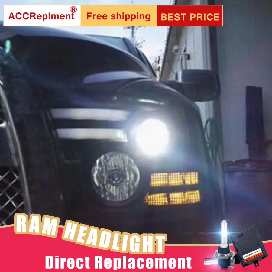 2 шт. светодиодный ные фары для Dodge Ram 2011 Автомобильные ангельские глазки