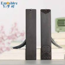 Творческий буддийские Писания закладки набор сложный классический китайский закладки литературы эбенового дерева закладки подарок M090