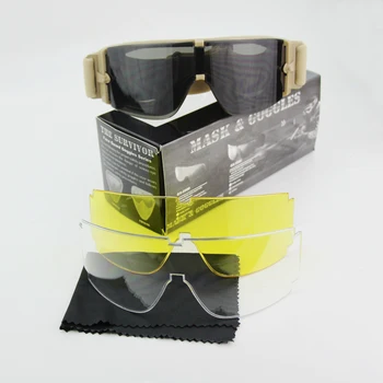 

Outdoor Tactical X800 Goggles Anti-frog Camping Cycling Sun Glasses UV Protective Men Women Eyewear