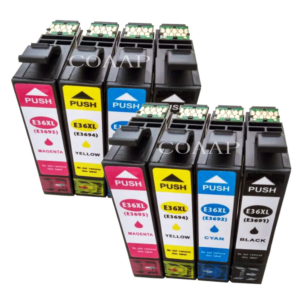 

8 Pcs Compatible 36XL ink cartridge for EPSON XP-332a XP-325a printer