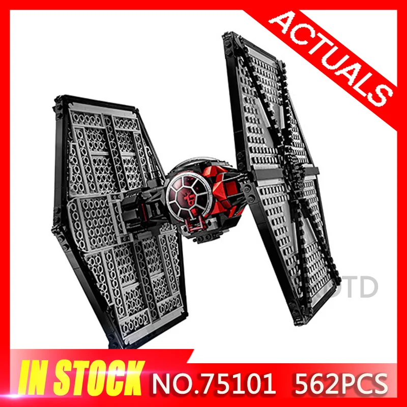 

Star Toys Wars The First Order Compatible Tie Set Fighter Model Building Blocks Bricks Legoing Christmas Gift Model DIY Kid