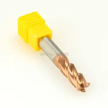 SLONS S500-4x4x50L HRC60 flat tungsten CARBIDE end mill for CNC machine