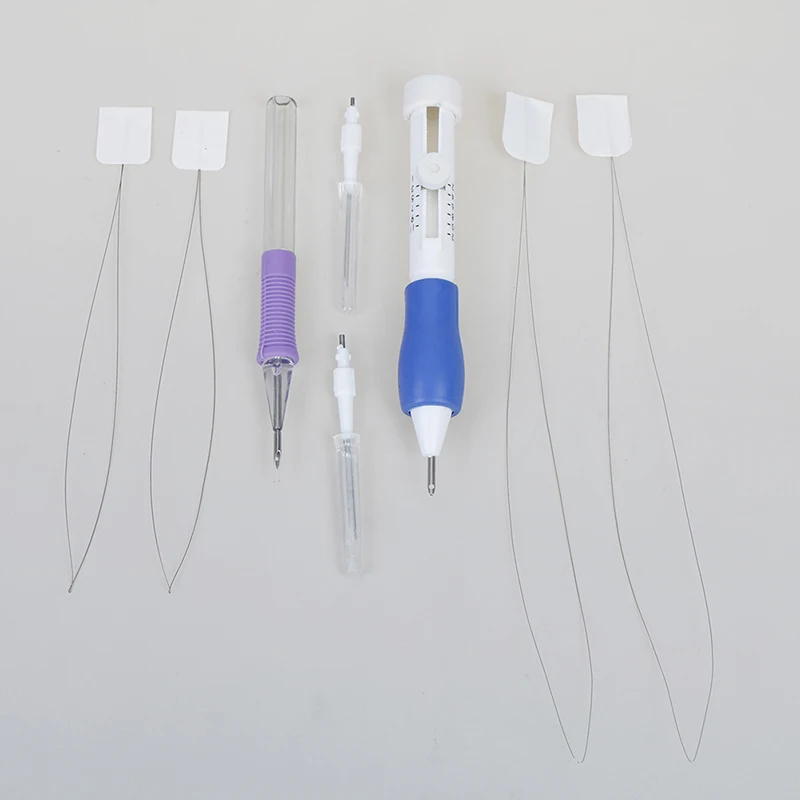 New Magic DIY Embroidery Pen Set Knitting Sewing Tool Kit Punch Needle Stitching