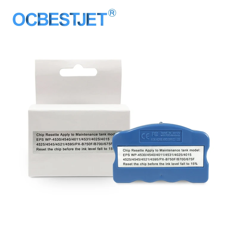 

T6710 T6711 Maintenance Ink Tank Chip Resetter For Epson WorkForce Pro WF-5190 WF-5690 WF-4630 WF-5110 WP-4010 WF-7710 WF-7720