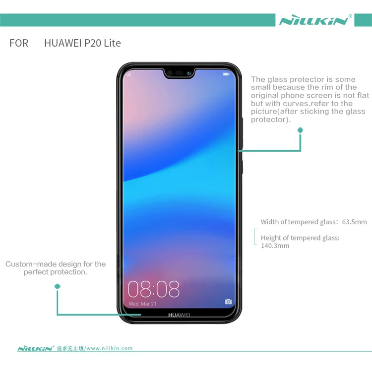 Huawei Nova 3e защита экрана NILLKIN Amazing H+ PRO взрывозащищенное Закаленное стекло для huawei P20 Lite защитная пленка