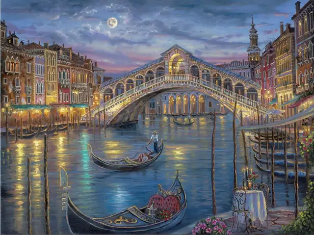 free shipping 24 x32 inch robert finale painting venice italy home