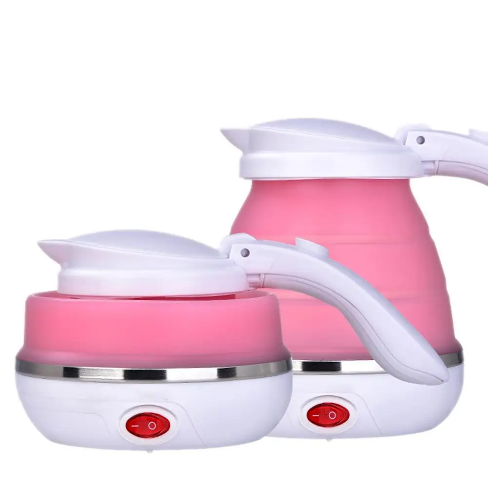 500ml Mini Silicone Folding Electric Kettle 650W Foldable Travel