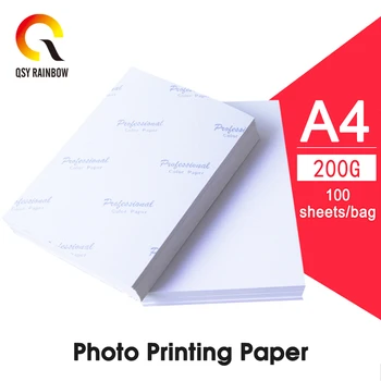 

CMYK SUPPLIES 100 sheets Inch Photographic Paper High glossy 50 sheets A4 double side printable photo paper