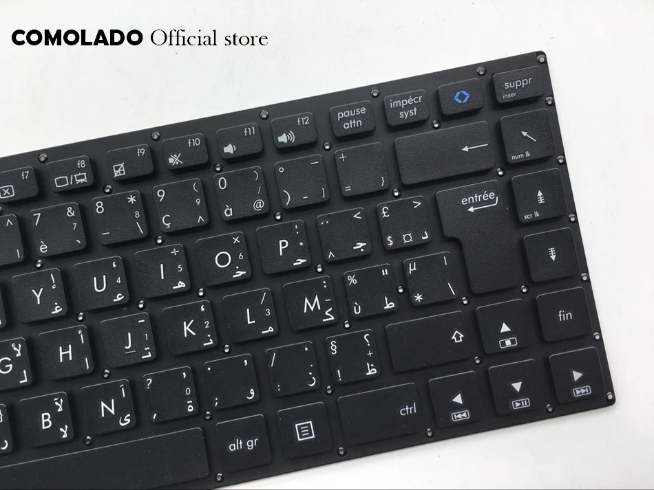 AF Arabic-French keyboard For ASUS VivoBook S400 S400C S400CA S400E Without Frame black Keyboard AF Layout (2)
