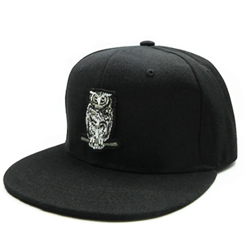 

LDSLYJR Owl animal embroidery cotton Baseball Cap hip-hop cap Adjustable Snapback Hats for men and women 169