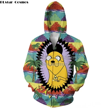 

PLstar Cosmos Harajuku 3d Print Spring Autumn Sweatshirt Mens Zipper Hoodies Hoodie Men Women Zip Up Jacket Unisex Clothes Tops