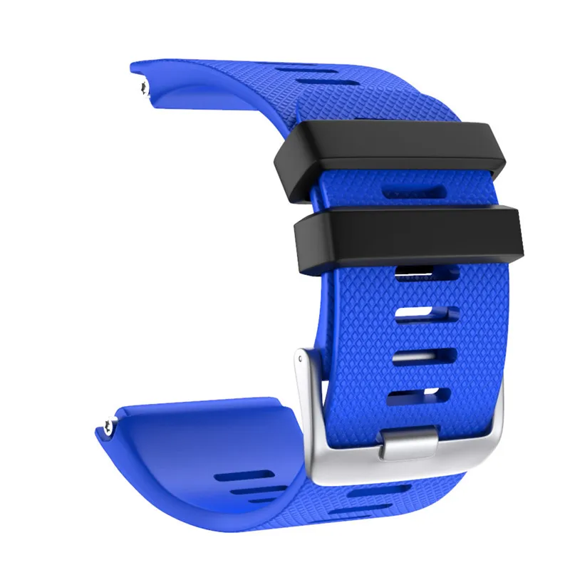 HIPERDEAL умные аксессуары ремешок для часов модный спортивный мягкий силиконовый сменный ремешок для часов Garmin vivoactive HR Fe7 - Цвет: Blue