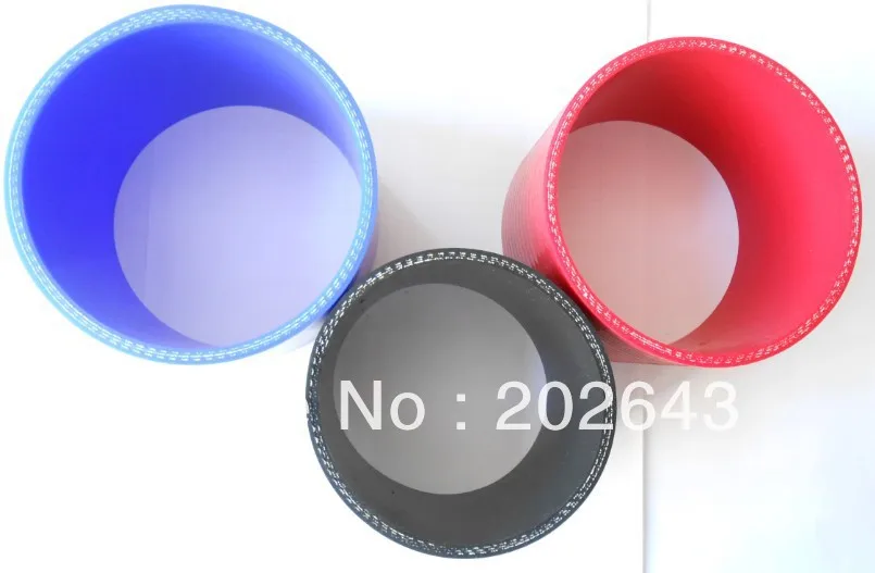 Tubo In Silicone Dritto Riduttore Joiner Accoppiatore 3 ''76 Millimetri Nero Universale Per Auto Air Fillter Tubo Di Aspirazione Filtro