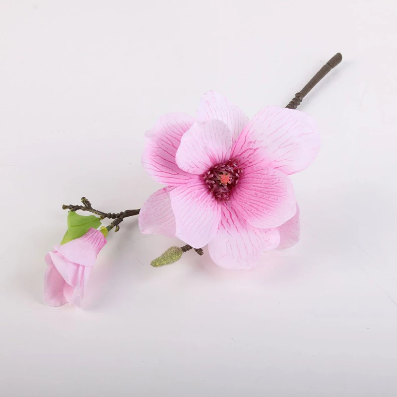 

Made Of High Quality Material 1xArtificial Fake Flower Leaf Magnolia Floral Wedding Bouquet Home Party Decor