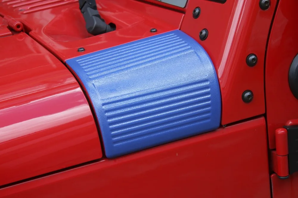 CarCarHome Гуд Звезда Алмазные Пластины клобук углу Броня Body Guard покрыть внешние планки для Jeep Wrangler 07 до