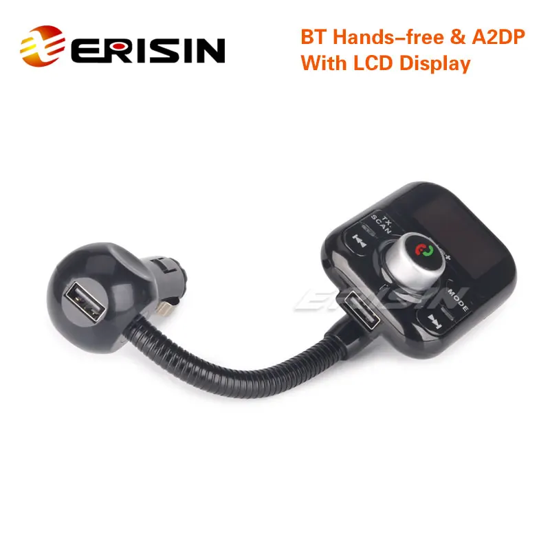 Erisin ES361 USB DAB+ цифровое радио lcd A2DP Bluetooth SD RDS fm-передатчик